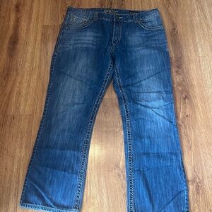 Men's Rock 47 Bootcut Jeans in Deep Blue
